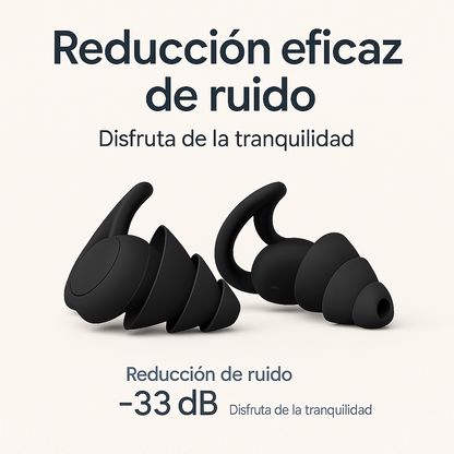 Mascarilla 3D profesional + Tapones de oído ultra confort + Ebook Gratis ✅